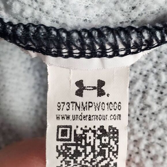 Under Armour Women’s Gray & Black Pullover Hoodie Sweatshirt Size Large - Picture 6 of 8